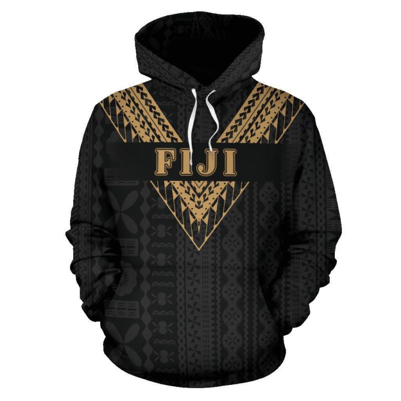 Fiji All Over Hoodie - Gold Sailor Style - Bn01