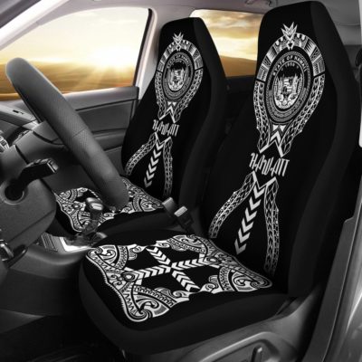Hawaii Coat Of Arms Tribal Car Seat Covers BN04