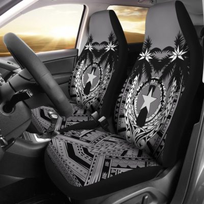 Northern Mariana Islands Coconut Car Seat Covers (Gray) A02