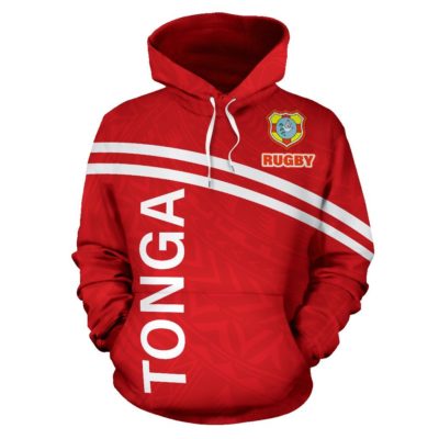 Hoodie Tonga - Polynesian Rugby Style - Bn09