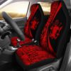 Cook Islands Polynesian Car Seat Cover - Circle Style 02 - J4