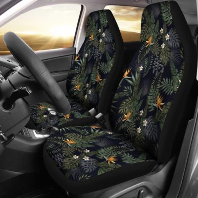 Hawaii Tropical Plumeria Strelitzia Car Seat Covers J7