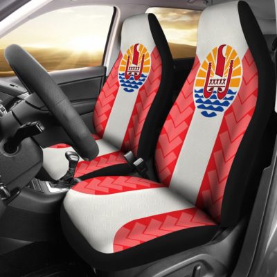 French Polynesia Tahiti Car Seat Cover - Coat of Arms A0
