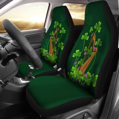 Ireland Harp and Shamrock Car Seat Covers H1