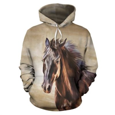 Horse Hoodie - Bohemian Horse - BN14