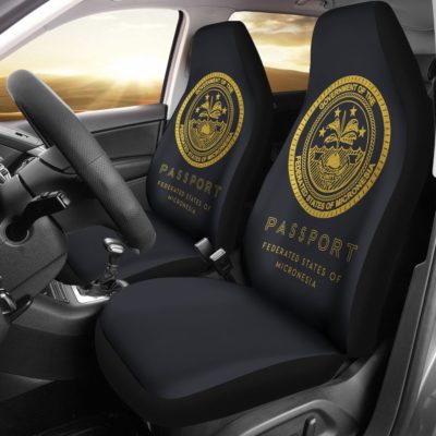 Federated States Of Micronesia Passport Car Seat Cover - BN04