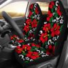 Hawaii Hibiscus Plumeria Car Seat Covers J9