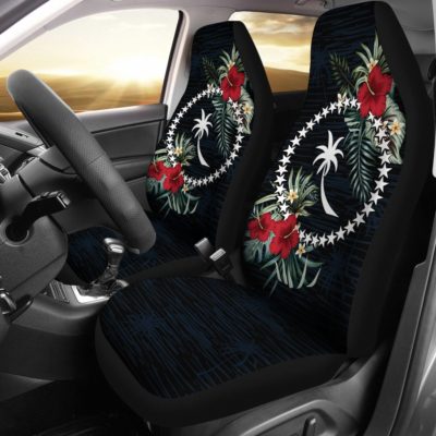 Chuuk Hibiscus Coat of Arms Car Seat Covers A02