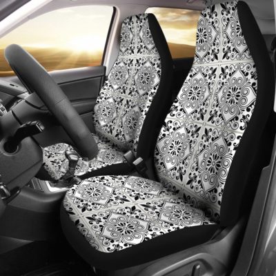 Portugal Car Seat Cover - Azulejos Pattern 14 Z3