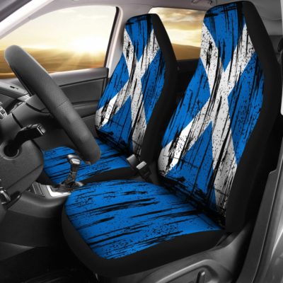 SCOTLAND GRUNGE FLAG CAR SEAT COVER A0