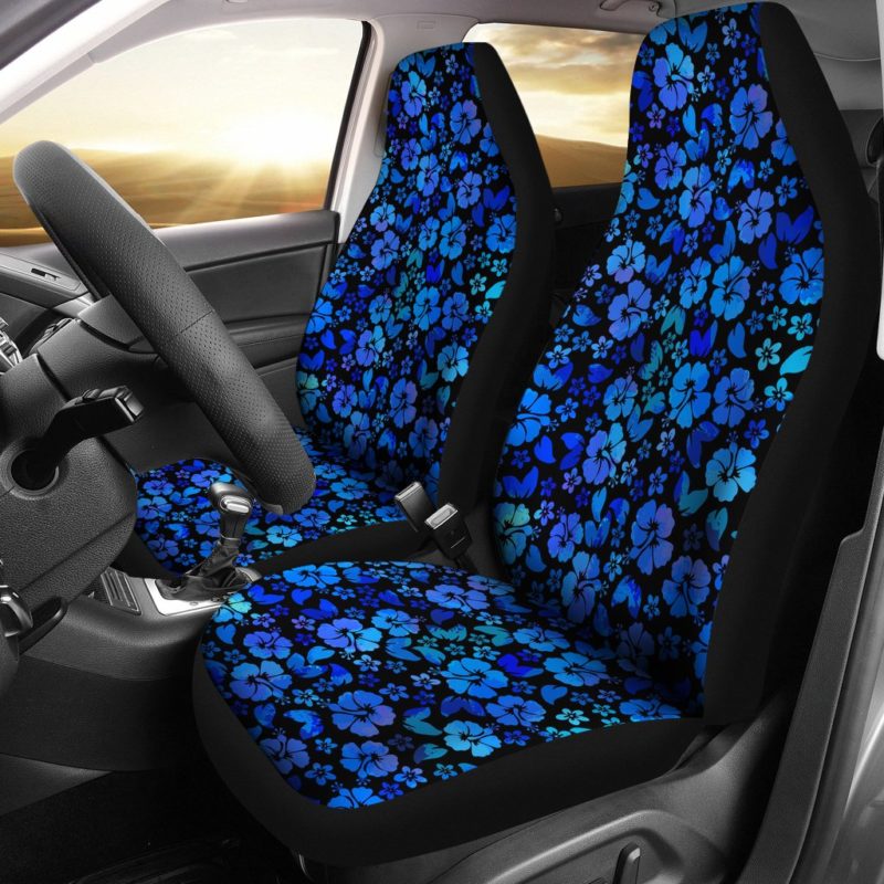 Hawaii Hibiscus Plumeria Car Seat Covers J9