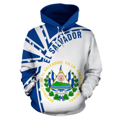 El Salvador Hoodie - Tornado 2 Version Th5