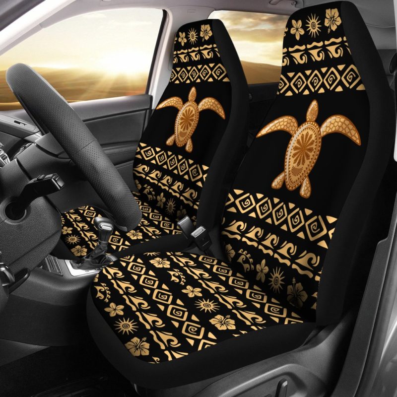 Hawaii Honu Turtle Tribal Car Seat Covers JT6