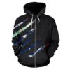 Samoa All Over Zip-Up Hoodie - Scratch Style - Bn09