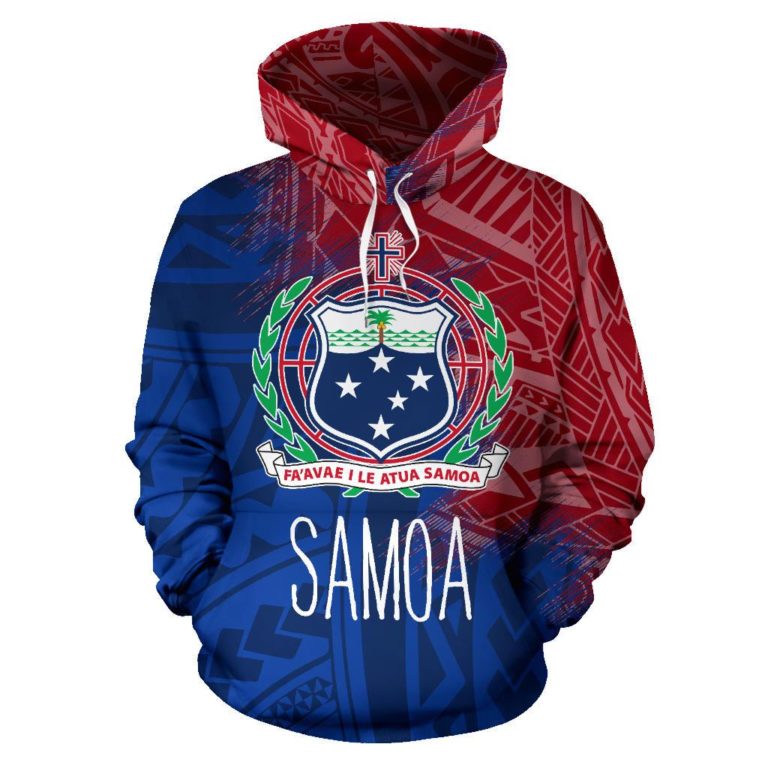 Samoa All Over Hoodie - One In Spirit - Bn11