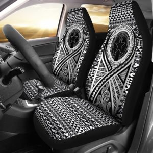 Northern Mariana Islands Car Seat Cover Lift Up Black - BN09