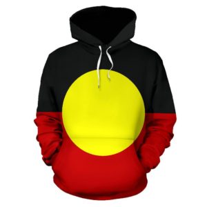1stTheWorld Australia Hoodie - Aboriginal Flag - BN11