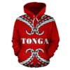 Tonga Tribal Pattern All Over Hoodie - BN12