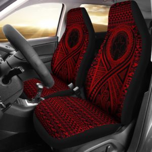 Northern Mariana Islands Car Seat Cover Lift Up Red - BN09
