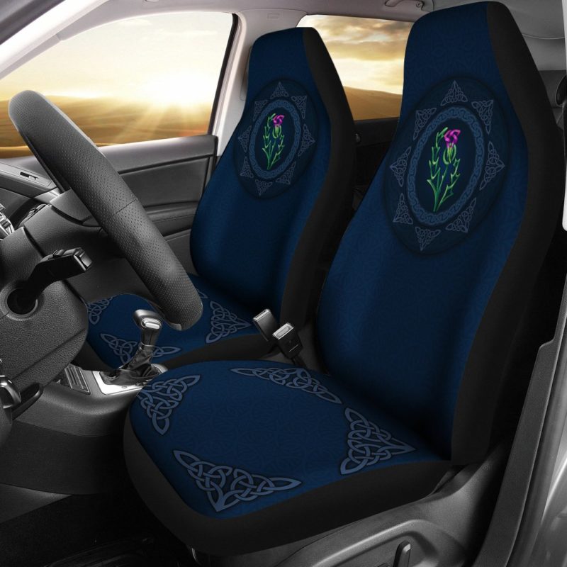 Scotland Thistle Celtic Car Seat Covers K7