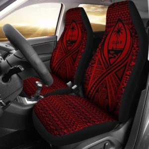 Guam Car Seat Cover Lift Up Red - BN09