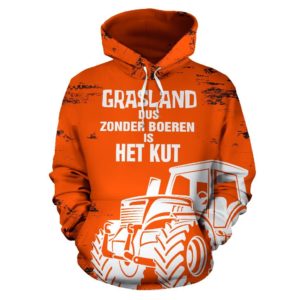 The Netherlands Hoodie - Dutch Farmers Protest (Orange) - BN15