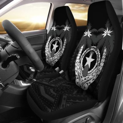 Northern Mariana Islands Coconut Car Seat Covers (Black) A02