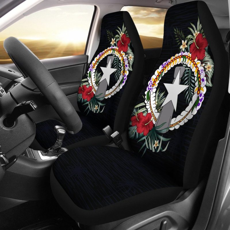Northern Mariana Islands Hibiscus Car Seat Covers A02