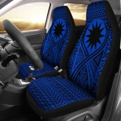 Nauru Car Seat Cover Lift Up Blue - BN09