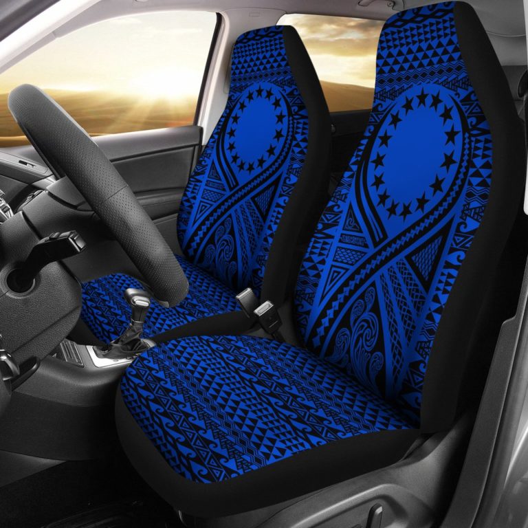Cook Islands Car Seat Cover Lift Up Blue - BN09