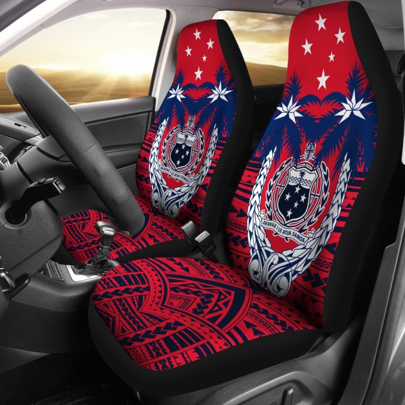 Samoa Polynesian Coconut Car Seat Covers A02