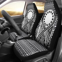 Cook Islands Car Seat Cover Lift Up Black - BN09