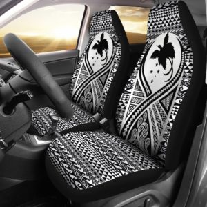 Papua New Guinea Car Seat Cover Lift Up Black - BN09
