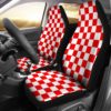 Croatia checkerboard car seat cover NN9