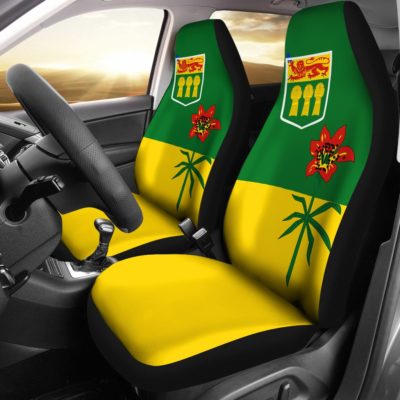CANADA SASKATCHEWAN FLAG CAR SEAT COVERS R1
