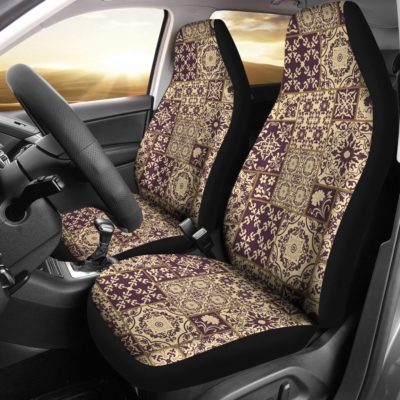 Portugal Car Seat Cover - Azulejos Pattern 21 Z3