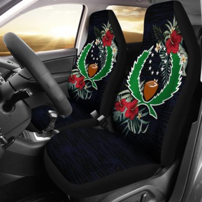 Pohnpei Hibiscus Coat of Arms Car Seat Covers A02