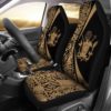 Cook Islands Polynesian Car Seat Cover - Circle Style 06 - J4
