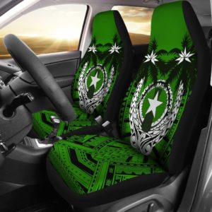 Northern Mariana Islands Coconut Car Seat Covers (Green) A02