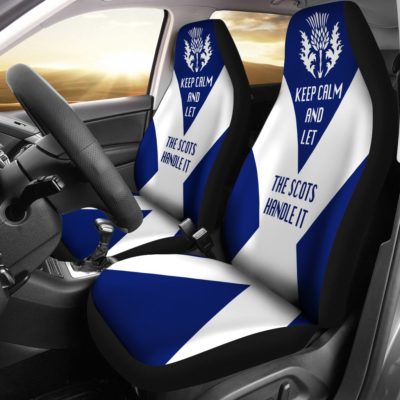 Scotland Car Seat Covers (Set Of 2) - Let The Scots Handle It A6