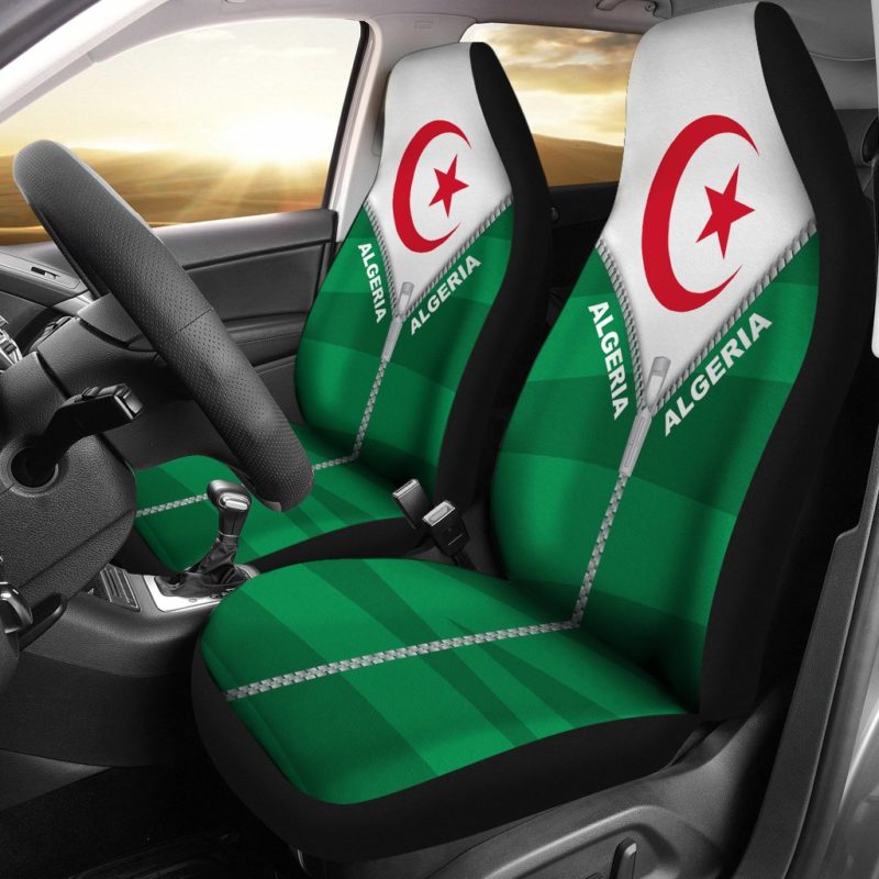Algeria Car Seat Cover With Straight Zipper Style K52
