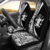 Cook Islands Polynesian Car Seat Cover - Circle Style 03 - J4