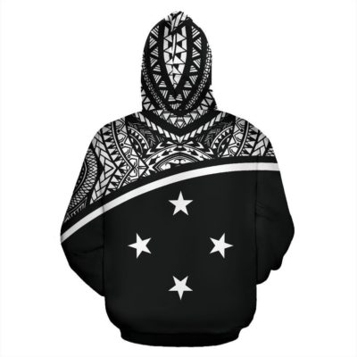Federated States Of Micronesia All Over Hoodie - Micronesia Curve Black Style - Bn09