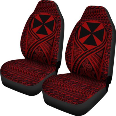 Wallis And Futuna Car Seat Cover Lift Up Red - BN09