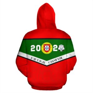 Portugal Champion Euro 2020 Zip Hoodie K4