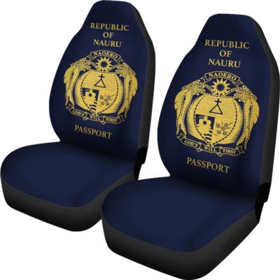 Nauru Passport Car Seat Cover - BN04