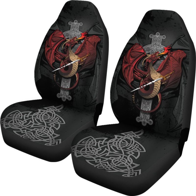 Celtic Mythical Dragon Car Seat Covers A22
