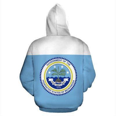 Federated States Of Micronesia Flag All Over Hoodie - Bn01