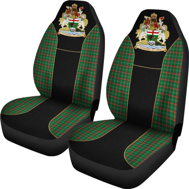 CANADA MANITOBA COAT OF ARMS GOLDEN CAR SEAT COVERS R1