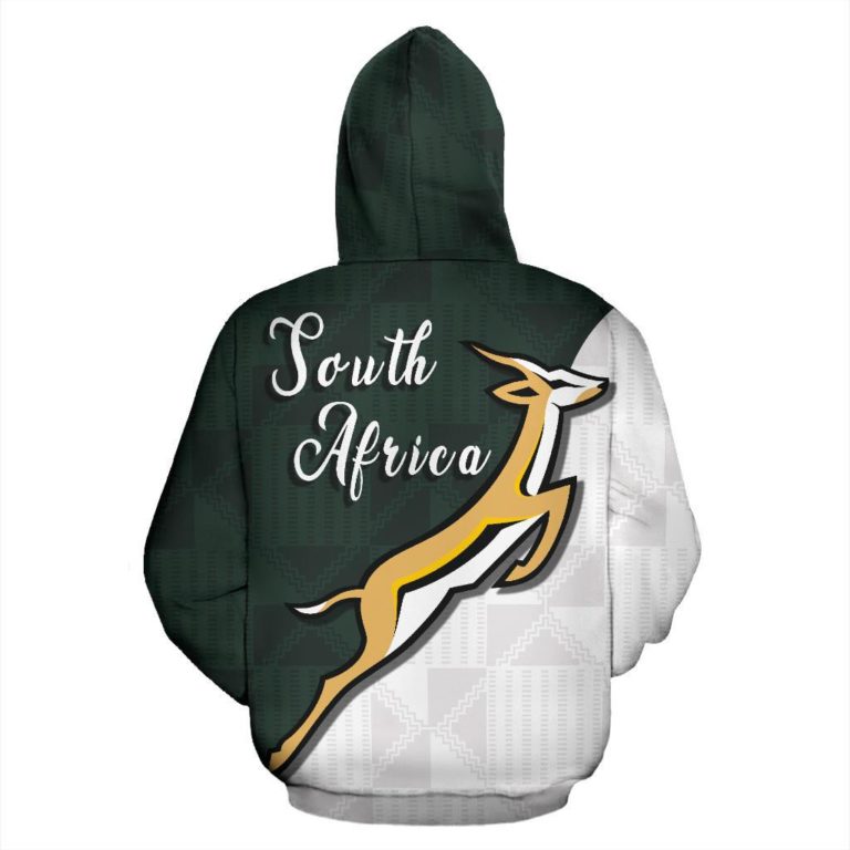 South Africa Springboks Forever Zip Hoodie K4